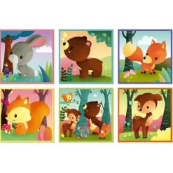 Janod Kubkid 9 Blocks Forest Animals