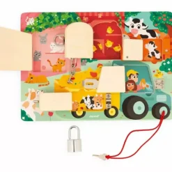 Janod Padlocks Board - The Farm