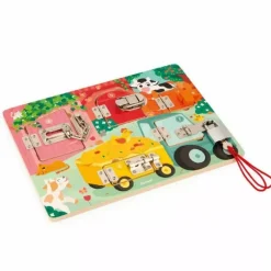 Janod Padlocks Board - The Farm