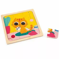 Janod Peanut The Cat Puzzle