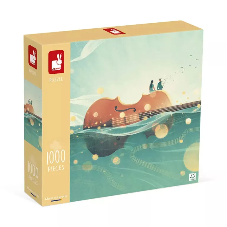 Janod Puzzle Violin Voyage - 1000 Pcs