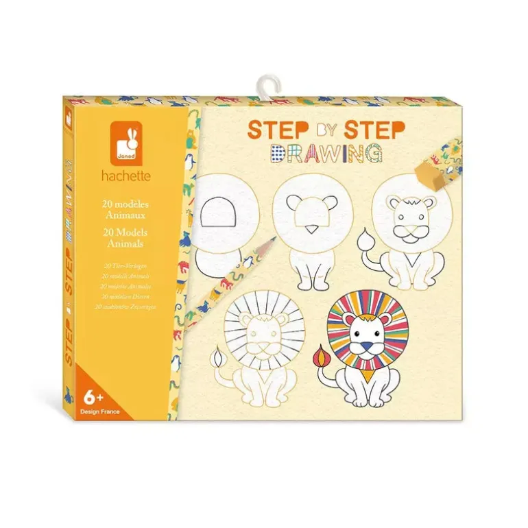 Janod Step By Step Drawing 20 Models Animals