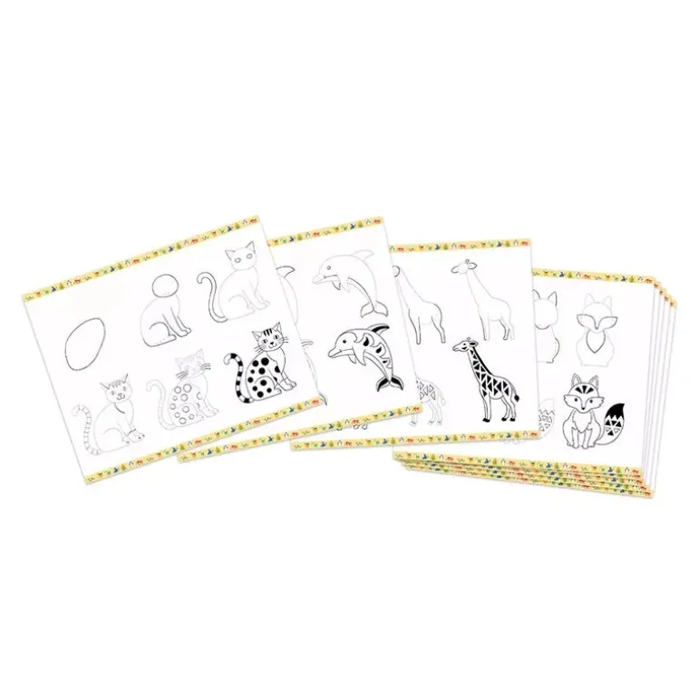 Janod Step By Step Drawing 20 Models Animals