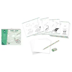 Janod Step By Step Drawing 20 Models Dinos