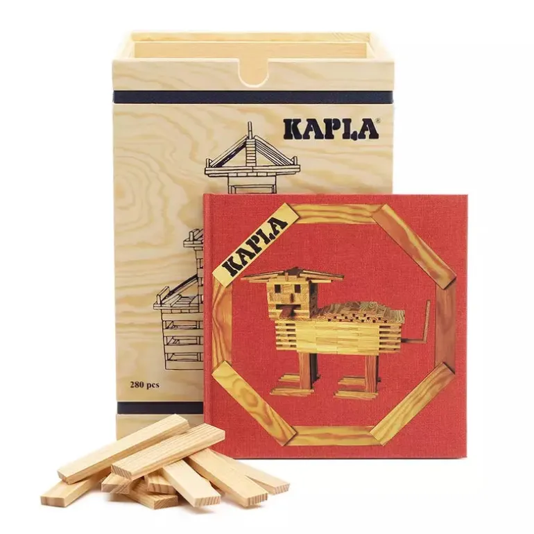 KAPLA® Construction 280 Planks in Wooden Box