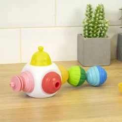Lalaboom Mini Cube & 4 Beads- 9 PCS
