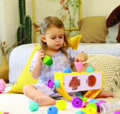 Lalaboom Shape Sorter-Balancing Game - 9 PCS