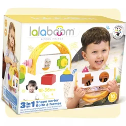 Lalaboom Shape Sorter-Balancing Game - 9 PCS