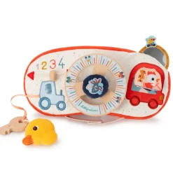 Lilliputiens Farm Car Activity Panel