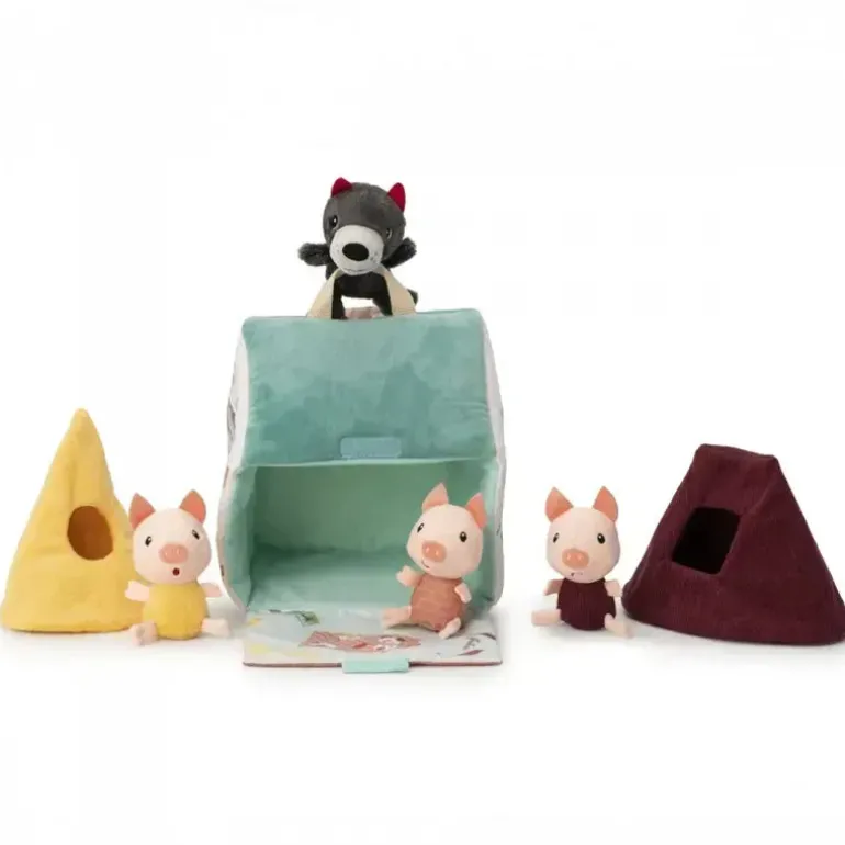 Lilliputiens Houses Of The Wolf And The 3 Little Pigs