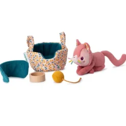 Lilliputiens I'm Exploring Jeanne Cat With Basket