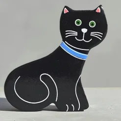 Magnetic Wooden Cat Play Figure