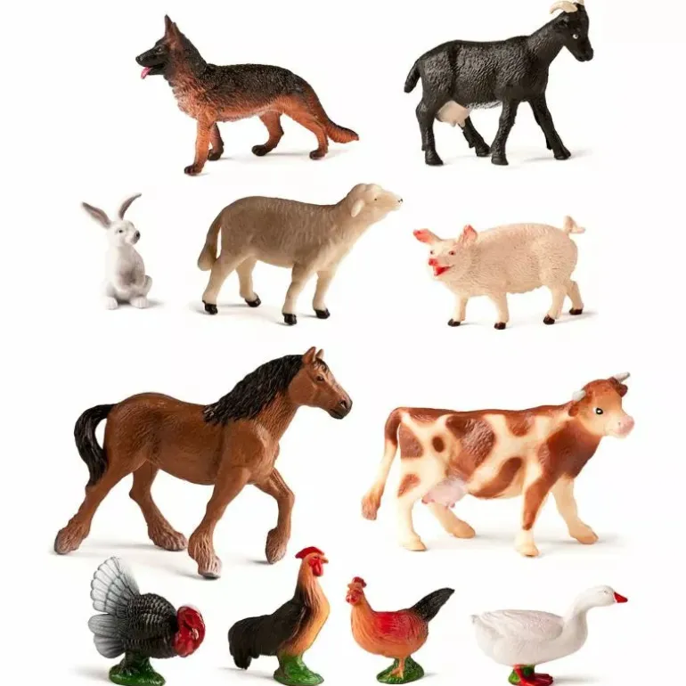 Miniland Figures Farm Animals