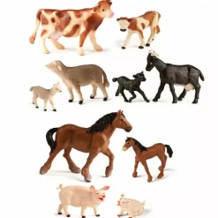 Miniland Figures Farm Animals with Babies