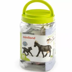 Miniland Figures Farm Animals with Babies