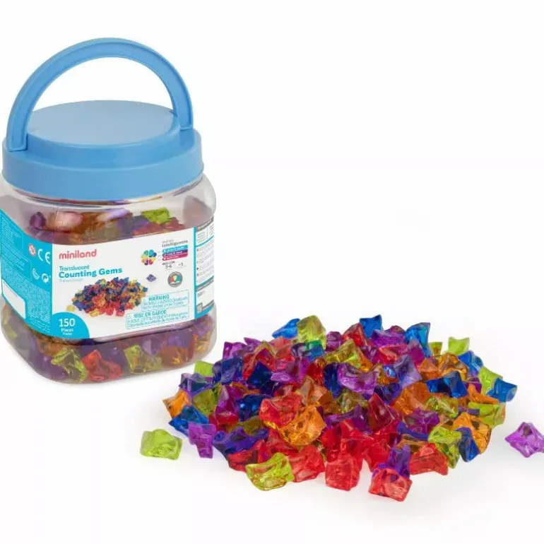 Miniland Translucent Counting Gems