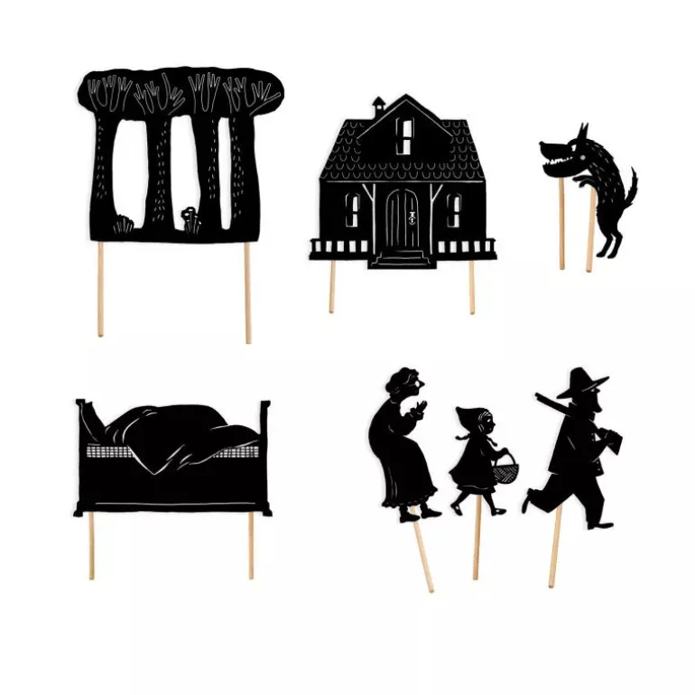 Moulin Roty Little Red Riding Hood Shadows Puppets