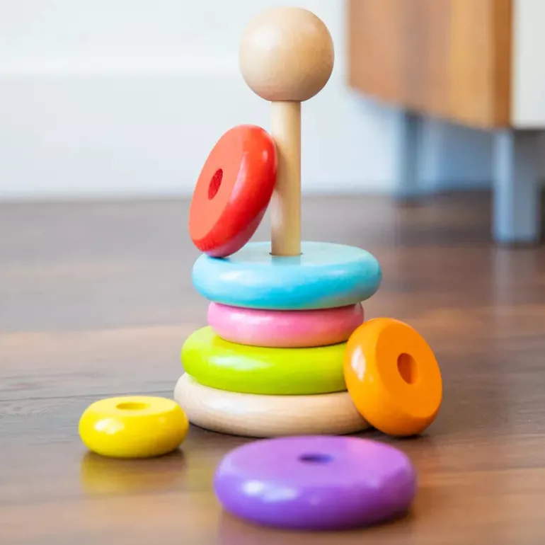 New Classic Toys Rainbow Stacking Toy
