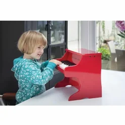 New Classic Toys Red Piano 18 keys