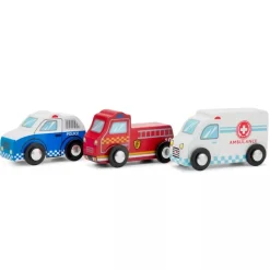 New Classic Toys Vehicles set of 3 – Ambulance, Fire and Police