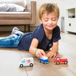 New Classic Toys Vehicles set of 3 – Ambulance, Fire and Police