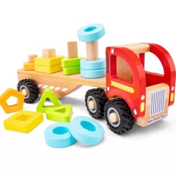 New Classic Toys Wooden Truck with Shapes