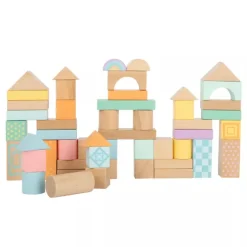Pastel Wooden Building Blocks