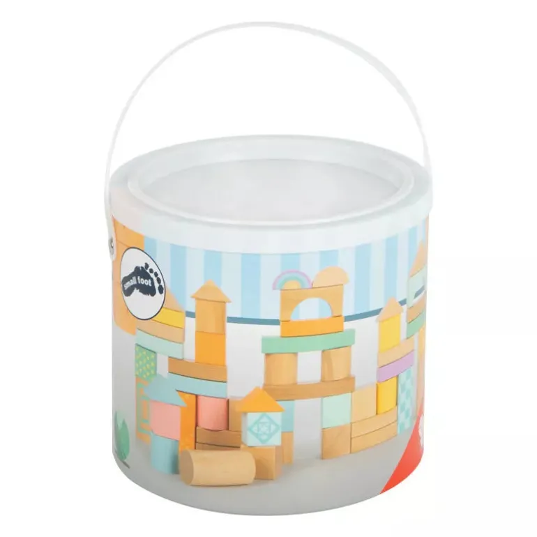 Pastel Wooden Building Blocks