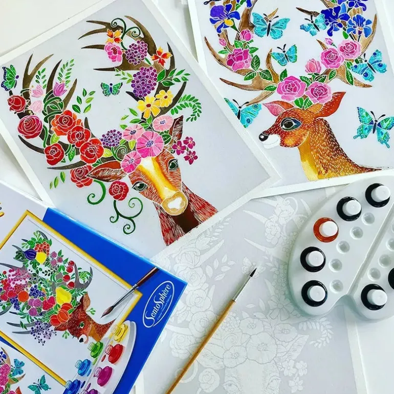 Sentosphere Aquarellum Enchanted Deers