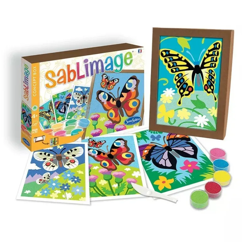 Sentosphere Sand Art Butterflies