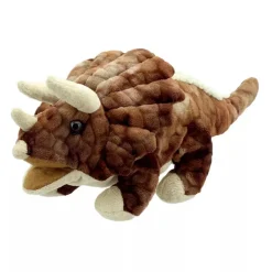 The Puppet Company Baby Triceratops Brown