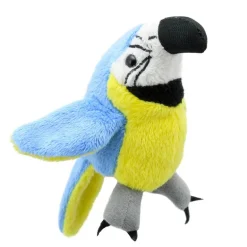 The Puppet Company Blue & Gold Macaw Finger Puppet