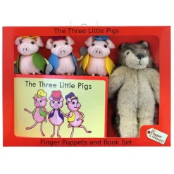 The Puppet Company Finger Puppet Story Set The Three Little Pigs