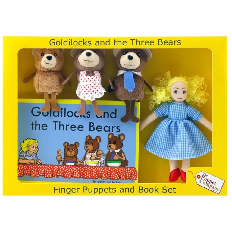 The Puppet Company Finger Puppet Story Set Goldilocks & The Three Bears
