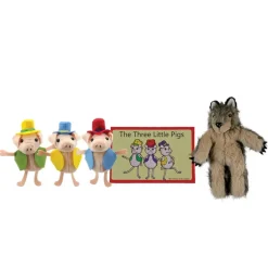 The Puppet Company Finger Puppet Story Set The Three Little Pigs