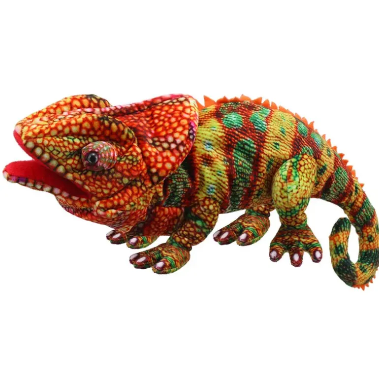 The Puppet Company Large Creature Chameleon Orange