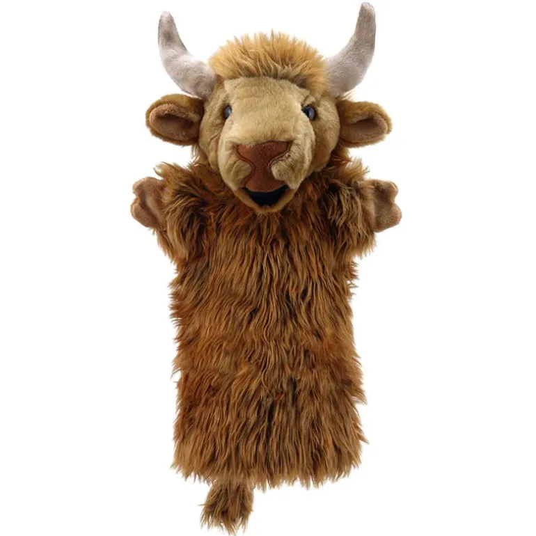 The Puppet Company Long Sleeved Puppet Highland Cow