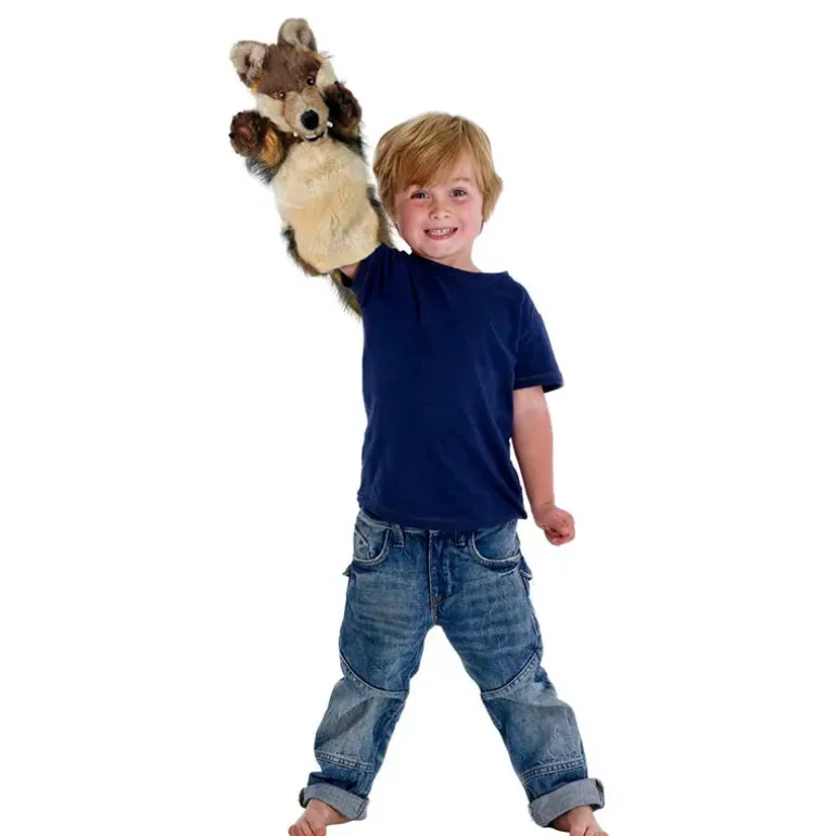 The Puppet Company Long Sleeved Puppet Wolf