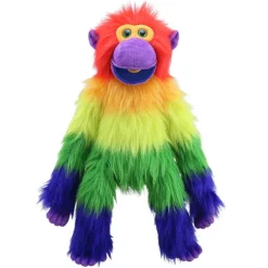 The Puppet Company Rainbow Monkey Hand Puppet