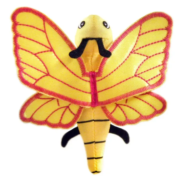 The Puppet Company Yellow Butterfly Finger Puppet