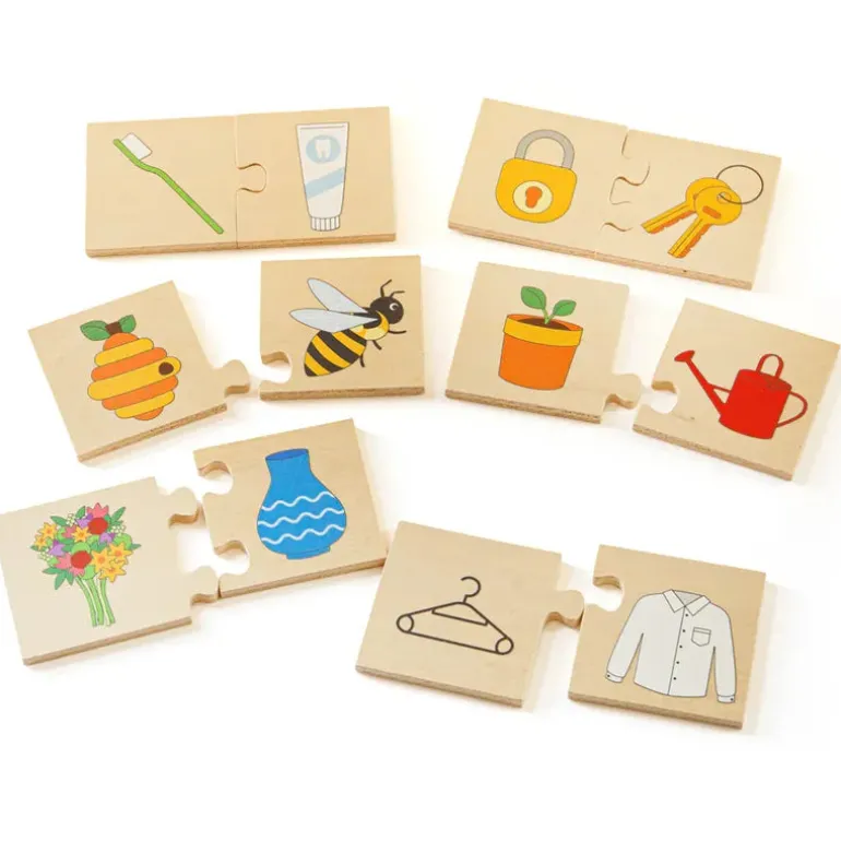 Things that go together Wooden Puzzle