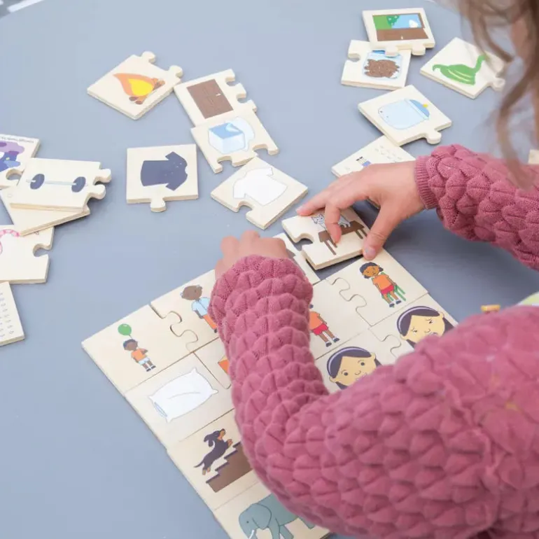 Things that go together Wooden Puzzle