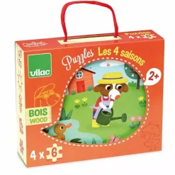 Vilac Four Seasons Wooden Puzzle