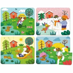 Vilac Four Seasons Wooden Puzzle