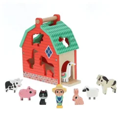 Vilac My Nice Farm Shape Sorter