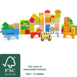 Wooden Blocks Zoo