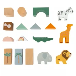 Wooden Building Blocks "Safari"